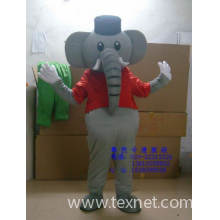 广州粤然卡通服装有限公司-原始森林动物卡通大象舞台表演卡通服装